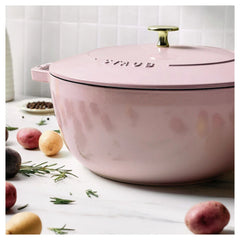 5 qt, Essential French Oven, Pink Peony
