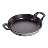 7.5-inch, Round, Gratin Baking Dish, Graphite Grey