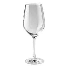 13 oz / 6-pc Burgundy White Glass Set
