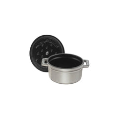 0.25 qt, Mini Round Dutch Oven, graphite grey