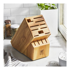 Birch, TWIN Birchwood KNIFE BLOCK EMPTY