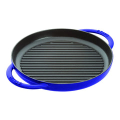 10-inch, Round Double Handle Pure Grill, dark blue