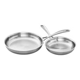 2-pc, Stainless Steel, Frying Pan Set