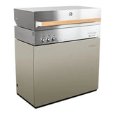 Natural gas grill, taupe