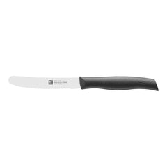4.5-inch Utility Knife Black , Serrated Edge