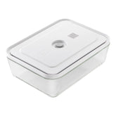 Vacuum Fridge Container, Glass, Grey