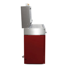 Propane gas grill, ruby