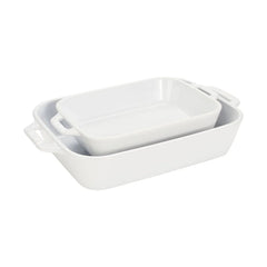 5-pc, Mixed Baking Dish Set, white