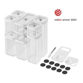 CUBE Set, S/M / 12-pc, transparent-white
