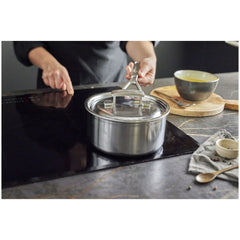 2.25 qt Sauce Pan With Lid, 18/10 Stainless Steel