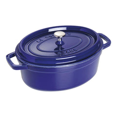 5.75 qt, Oval, Dutch Oven, Dark Blue