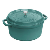 7 qt, Round, Dutch Oven, Turquoise