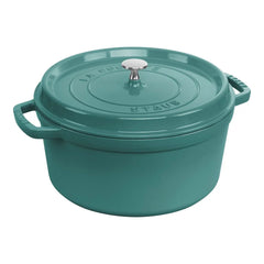 7 qt, Round, Dutch Oven, Turquoise