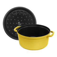 7 qt, Round, Dutch Oven, Citron