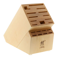 Ash, Hardwood Knife Block Empty