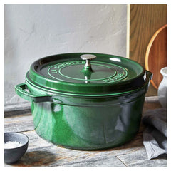 2.75 qt, Round, Dutch Oven, Basil