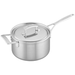 4.25 qt Sauce Pan With Lid, 18/10 Stainless Steel