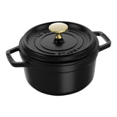 1.25 qt, Round, Dutch Oven, Black Matte