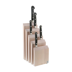 Beechwood, Upright Italian Magnetic Block - White