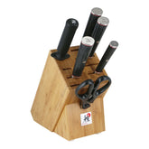 7-pc, Knife block set, natural