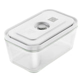 M, Vacuum Container, Glass, Grey