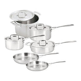 10-pc, 18/10 Stainless Steel, Pots And Pans Set