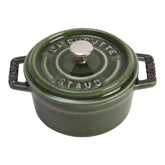 0.25 qt, Mini Round Dutch Oven, basil