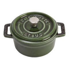 0.25 qt, Mini Round Dutch Oven, basil