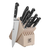 10-pc, Block Set with Solid White Rubberwood Block, pure-white