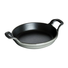 7.5-inch, Round, Gratin Baking Dish, Graphite Grey