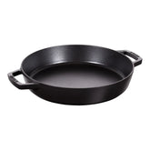 13-inch, Double Handle Fry Pan, black matte