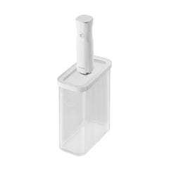CUBE Container 3M / 21 cm, 3 Qt, Transparent-white