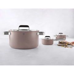 6-pc, 18/10 Stainless Steel, Pots And Pans Set