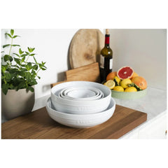 11.5-inch, Shallow Serving Bowl, white