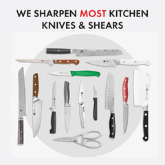 Knife Aid Professional Knife Sharpening by Mail, 14 knives