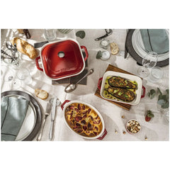 9-inch, Oval, Baking Dish, Cherry