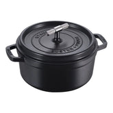4 qt, Round, Dutch Oven Buster And Punch, Black Matte