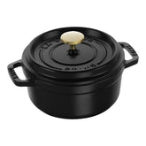 0.5 qt, Round, Dutch Oven, Black Matte