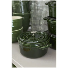 0.25 qt, Mini Round Dutch Oven, basil