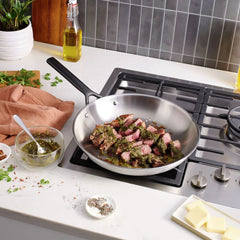 12-inch, Stainless Steel, Frying Pan