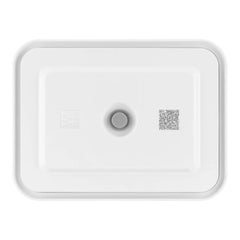 Vacuum Fridge Container, Plastic, Semitransparent-grey