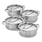 4-pc Mini Dutch Oven Set , 18/10 Stainless Steel