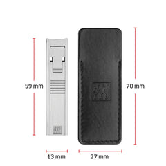 Compact Nail Clippers - Stainless Steel Matt