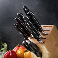10-pc, Knife block set, natural