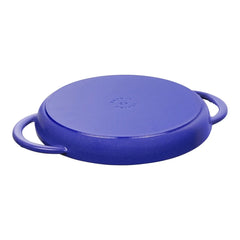 10-inch, Round, Round Double Handle Pure Grill, Blueberry