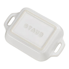 13-x 9.5-inch, Rectangular, Baking Dish, Ivory-white