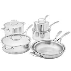 10-pc, 18/10 Stainless Steel, Stainless Steel Cookware Set