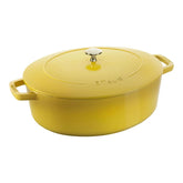 6.25 qt, Wide Oval Dutch Oven, citron