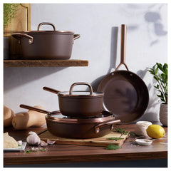 7-pc, Cookware Set Ceramic Nonstick Titanium