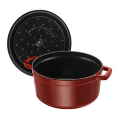 9 qt, Round, Dutch Oven, Grenadine